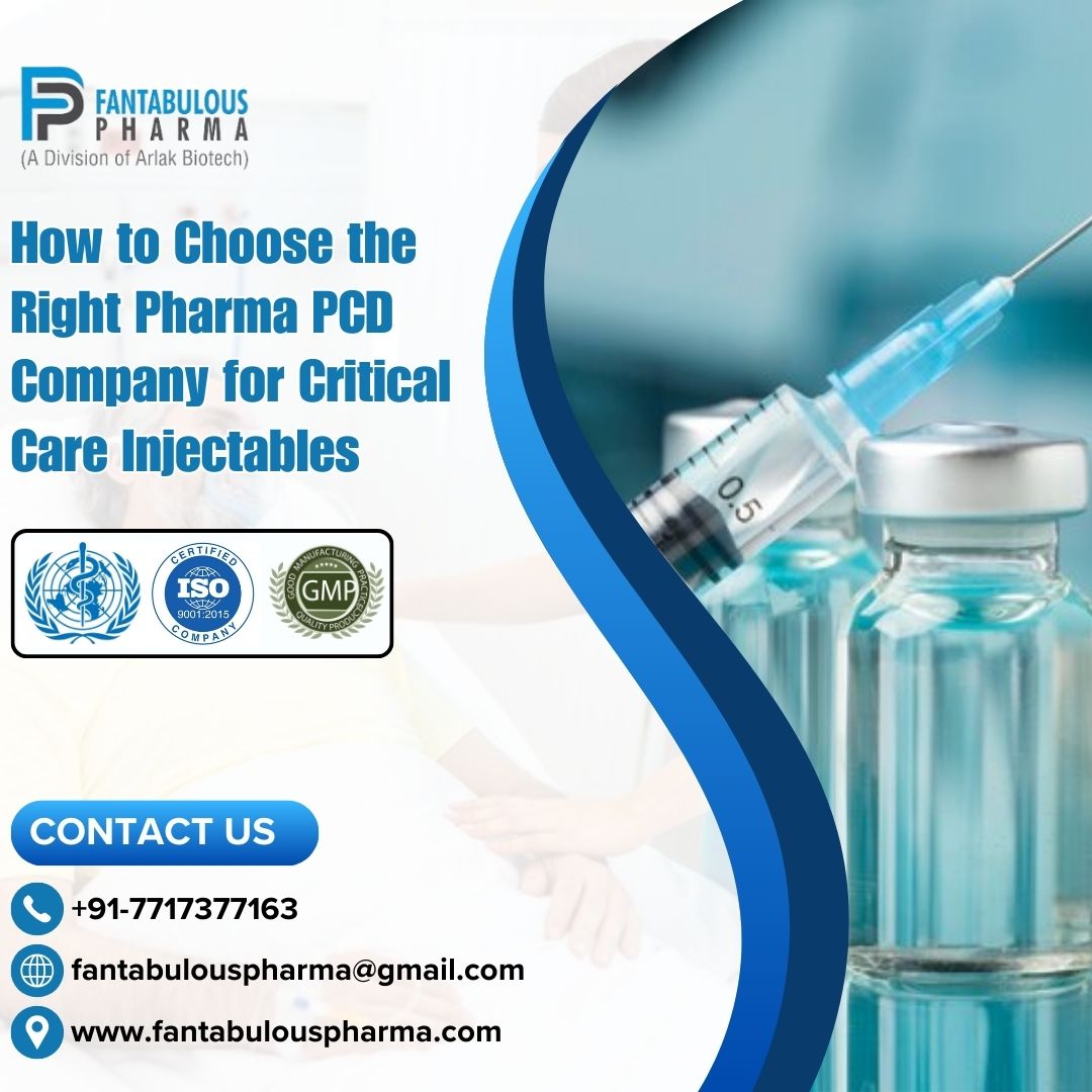 citriclabs | How to Choose the Right Pharma PCD Company for Critical Care Injectables