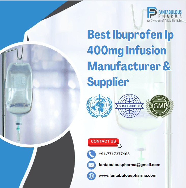 citriclabs | Best Ibuprofen Ip 400mg Infusion Manufacturer and Supplier in India