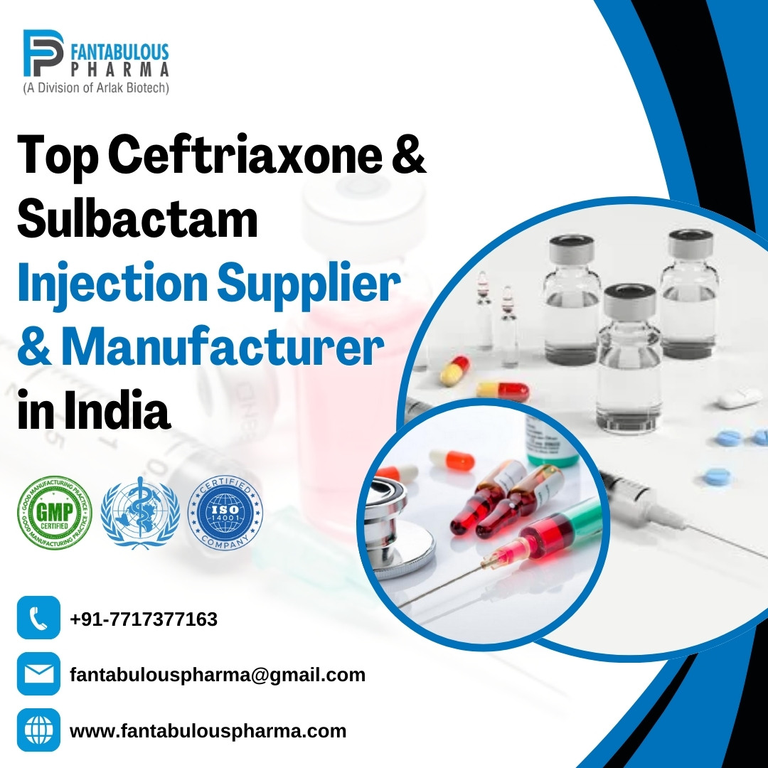 citriclabs | Top Ceftriaxone & Sulbactam Injection Supplier & Manufacturer in India