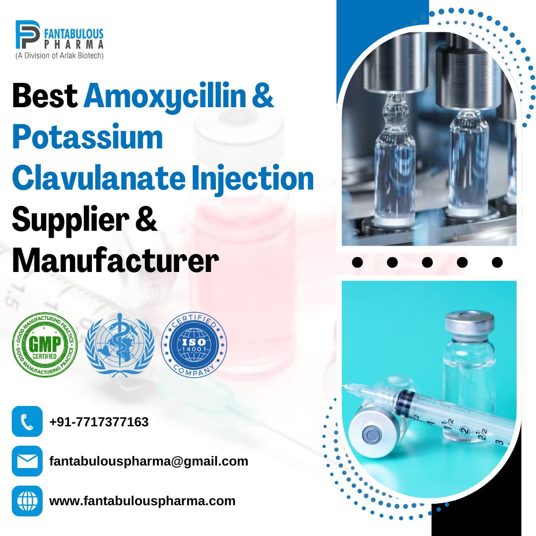 citriclabs | Best Amoxycillin & Potassium Clavulanate Injection Supplier & Manufacturer