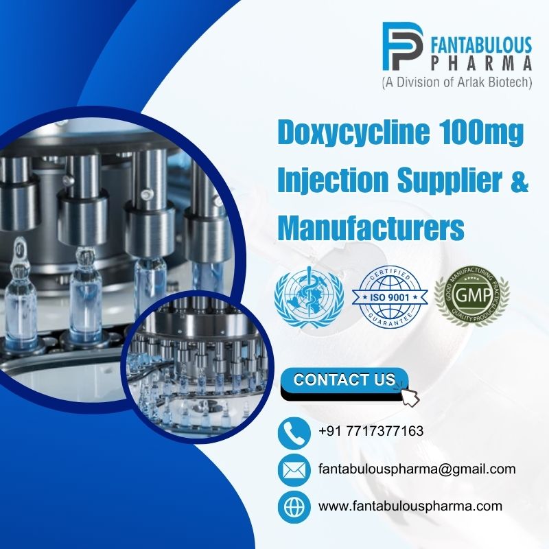 janusbiotech|Doxycycline 100mg Injection Supplier & Manufacturers 