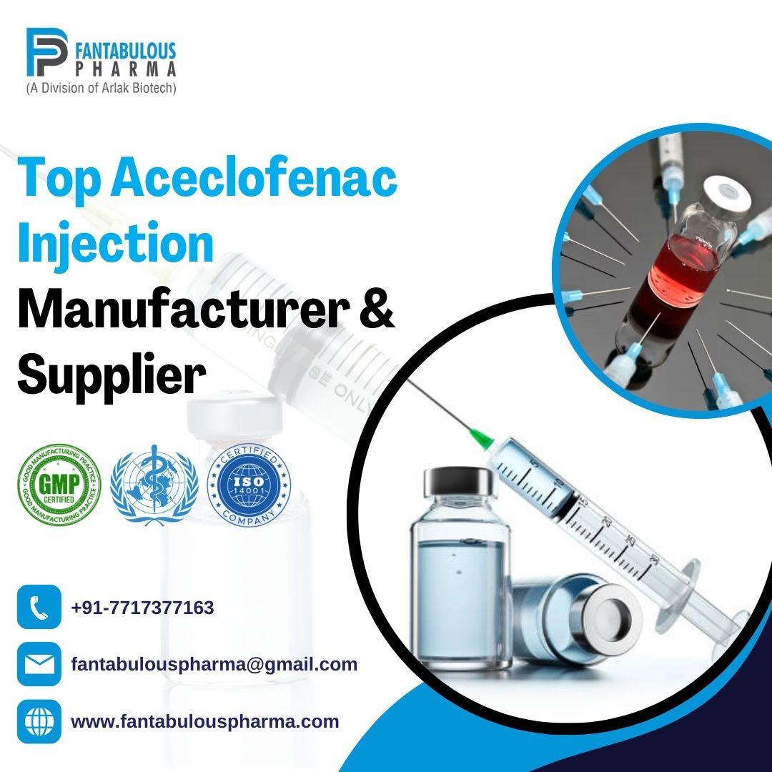 janusbiotech|Top Aceclofenac Injection Manufacturer & Supplier 