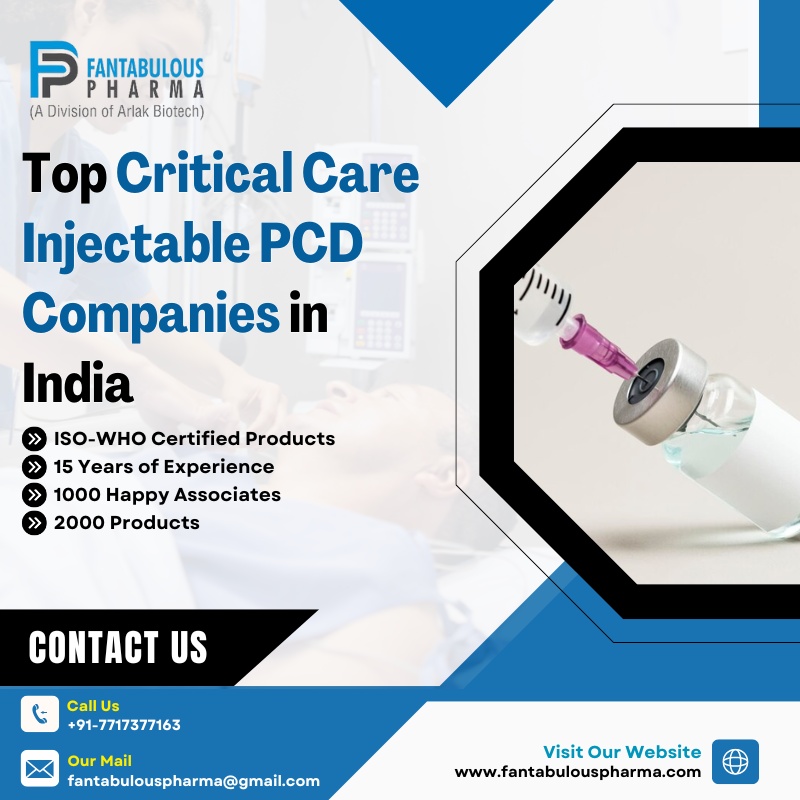 janusbiotech|Top Critical Care Injectable PCD Companies in India 